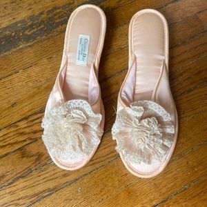 Christian Dior Vintage pink slippers amazing quality